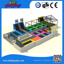 Kidsplayplay Bungee Round Jumping Lit Commercial Trampoline Park